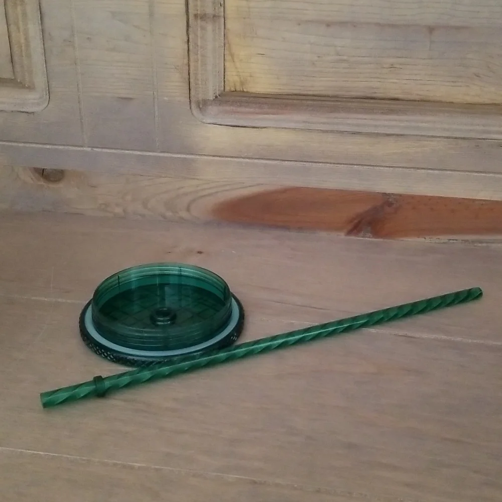 Starbucks Emerald Green Jeweled Venti Tumbler with Straw